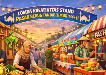Ilustrasi Stand UMKM akan mengikuti lomba kreativitas dalam Pasar Bedug Tanjab Timur 1447 H (Dok. Cici)