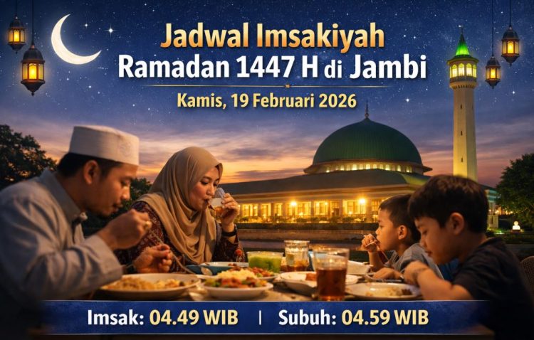 Ilustrasi santap sahur pada hari pertama Ramadan 1447 Hijriah di Jambi, Kamis (19/2/2026) (Dok. Cici)