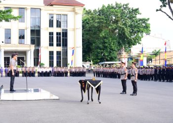 Kapolda Jambi Irjen Pol. Krisno H. Siregar
Kapolda Jambi saat memimpin Wakapolda Jambi pada Kamis (5/2/2026) (dok. Nahar)