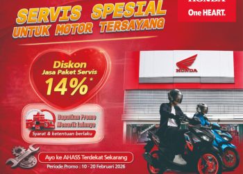 Promo Valentine Deals AHASS Honda Jambi dengan diskon servis 14% (Dok.sinsen)