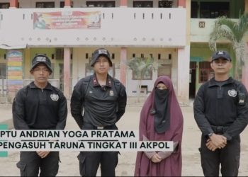 Taruna Akpol Latsitardanus di Aceh Tamiang, Bersihkan Lumpur Pasar hingga Santuni Korban Hanyut. (Dok/yola)