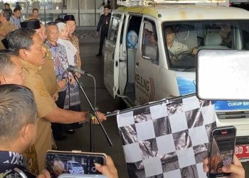Peluncuran tersebut berlangsung di Hotel Mercure Bengkulu, Selasa (10/2/2026), dan dihadiri para kepala daerah se-Provinsi Bengkulu. (Dok/yola)