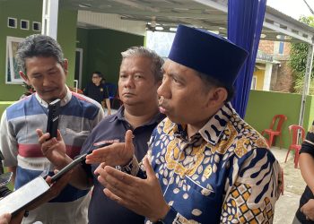 Anggota DPRD Kota Bengkulu, Dedy Yanto, menggelar reses pertama masa sidang I tahun 2026 di perumahan Griya Azzahra RT 26, Kelurahan Bentiring, Kota Bengkulu, Minggu (15/2/2026). (Dok/yola)