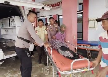 Korban dilarikan ke RSUD Tais, Minggu (15/2/2026). (Dok/yola)