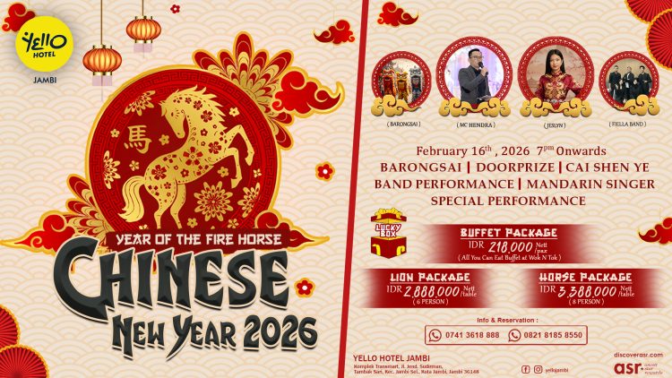 Banner Promo Chinese New Year 2026 bertema Year of The Fire Horse (Dok. Yello)