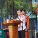 Gubernur Jambi Al Haris menyampaikan sambutan saat membuka kegiatan Chromatic Anniversary of Netco’s 48th Milestone (CINEMA) dalam rangka HUT ke-48 SMA Negeri 3 Kota Jambi, Rabu (4/2/2026), (Dok. Erit)