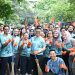 Karyawan Jasa Raharja bersama relawan dan masyarakat mengikuti Aksi Nasional “Glow Up Lingkungan: Bersih Itu Keren!” di salah satu ruang publik, Kamis (6/2/2026), (Dok. Humas JR)
