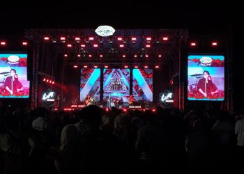 Suasana konser musik Riang dan Ceria Lapangan Bandara Lama, Kota Jambi (Dok Stepanus)