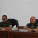Pangdam XX/Tuanku Imam Bonjol bersama jajaran mengikuti Taklimat Awal Audit Kinerja Inspektorat Jenderal TNI Angkatan Darat Tahun Anggaran 2026 di Padang, Senin (23/2/2026). (Penrem 042/Gapu).