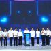 Gubernur Bank Indonesia Perry Warjiyo bersama Pejabat Sementara Ketua Dewan Komisioner OJK Friderica Widyasari Dewi dan jajaran pimpinan regulator saat peluncuran Pusat Inovasi Digital Indonesia (PIDI) serta pembukaan DIGDAYA x Hackathon 2026 di Kantor Bank Indonesia, Jakarta, Senin (23/2/2026). (Dok. Humas OJK Jambi)