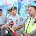 Direktur Utama Jasa Raharja Muhammad Awaluddin (tengah) bersama Kakorlantas Polri Irjen Pol Agus Suryonugroho (kanan) dan jajaran saat memberikan keterangan pers usai survei kesiapan jalur Operasi Ketupat 2026 di wilayah hukum Polda Jawa Barat, Senin (24/2/2026) (Dok. Humas JR Jambi)