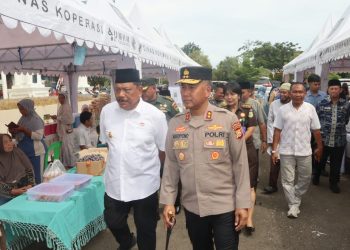 Kapolda Bengkulu menghadiri kegiatan Peresmian Kampung Ramadhan yang digelar di Balaibuntar Bengkulu, Kamis (19/2/2026). (Dok/yola)