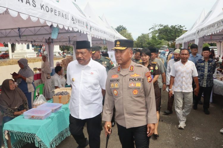 Kapolda Bengkulu menghadiri kegiatan Peresmian Kampung Ramadhan yang digelar di Balaibuntar Bengkulu, Kamis (19/2/2026). (Dok/yola)