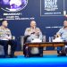 Kegiatan doorstop Bedah Buku Alter Ego Listyo Sigit Presisi: Sebuah Biografi Kebijakan digelar di Auditorium Mutiara STIK Lemdiklat Polri, Jakarta, Rabu (4/2/2026). (Dok/yola)
