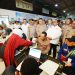 Kapolri Jenderal Listyo Sigit Prabowo ikut melaksanakan donor darah HUT KSPSI di Lapangan PT. Victory Ching Luh Indonesia, Tangerang, Banten, Senin (16/2/2026). (Dok/yola)
