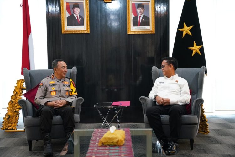 Polda Sumsel dan Kantor Wilayah BPN Provinsi Sumatera Selatan di Gedung Presisi Mapolda Sumsel, Selasa (24/2/2026). (Dok/yola)