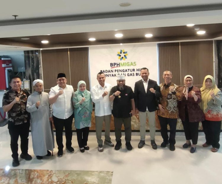 Pemerintah Provinsi Bengkulu melakukan audiensi resmi dengan BPH Migas di Jakarta, Selasa (24/2/2026). (Dok/yola)
