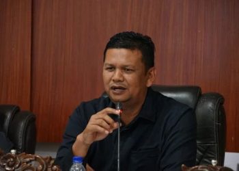 Wakil Ketua DPRD Kota Jambi, Naim pada rapat Badan Musyawarah (Banmus) di Ruang Rapat A DPRD Kota Jambi, Sabtu (3/1/2026) (Dok. Stepanus)