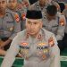 Kapolda Bengkulu Irjen Pol. Mardiyono mengikuti kegiatan Pembinaan Rohani dan Mental (Binrohtal) yang digelar secara terpusat melalui zoom meeting, Kamis (19/2/2026). (Dok/Yola)