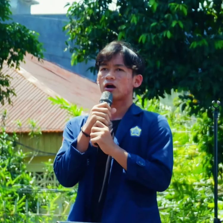 Presiden Mahasiswa BEM KBM UNIB M. Ghifar Alfariszy. (Foto:Yl)