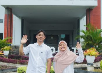 M. Ghifar Alfarizsy dan Faizah Adilah. (Foto:yola)