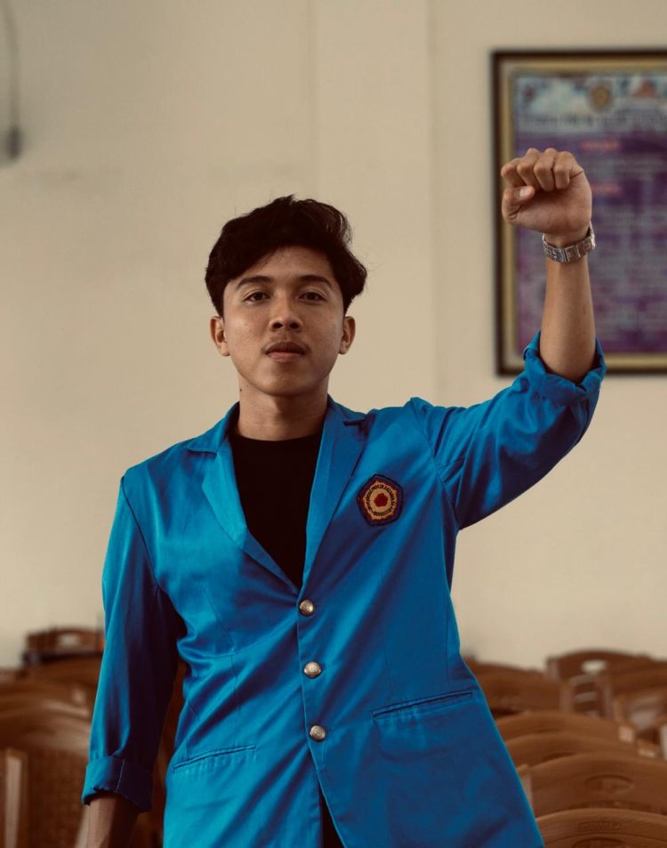 Presiden Mahasiswa Unihaz Pajar Pratama Putra. (Foto:Yl)