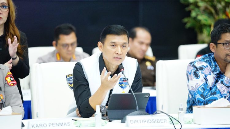 Direktur Tindak Pidana Siber Bareskrim Polri Brigjen Pol Himawan Bayu Aji, Kamis (5/3/2026). (foto:yola)