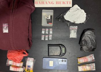 Barang bukti yang diamankan. (Foto:Yl)
