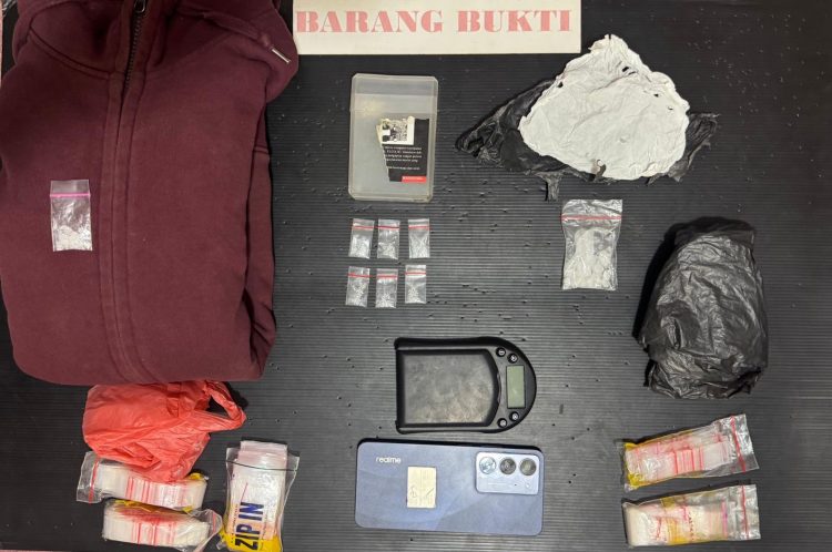 Barang bukti yang diamankan. (Foto:Yl)