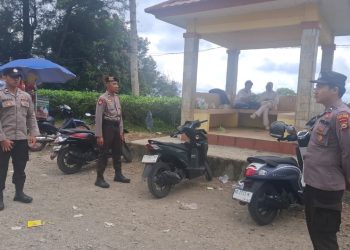 Polres Kepahiang memperketat pengamanan di objek wisata Mountain Valley saat libur Idul Fitri 1447 H, Minggu (29/3/2026). (Foto:Yl)