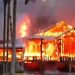 Kebakaran menghanguskan satu unit rumah milik warga di RT 09 Dusun Sungai Beras I, Kecamatan Mendahara Ulu, Tanjung Jabung Timur, Sabtu (21/3/2026) (Dok. Daus)