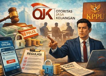 Ilustrasi penguatan pengawasan industri pinjaman online oleh OJK pasca putusan KPPU terkait pelanggaran persaingan usaha, (Dok. Hasan)