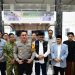 Kapolda Jambi Irjen Pol. Krisno H. Siregar bersama unsur Forkopimda memberikan keterangan usai mengikuti vicon pemantauan malam takbiran Idul Fitri 1447 H (dok.Nahar)