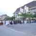 Ratusan jamaah mengikuti Shalat Idul Fitri 1447 Hijriah di Lapangan Hitam Mapolda Jambi, Sabtu (21/3/2026), (Dok.Nahar)