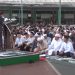 Suasana sholat idul Fitri di Makorem (dok.nahar)