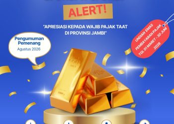 Poster program “Kilau Emas Samsat Jambi 2026” (Dok. Humas JR Jambi)