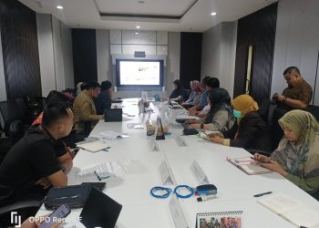 Rombongan Komisi I DPRD Provinsi Jambi saat melakukan studi banding ke BP2D Provinsi Jawa Barat di Bandung, Selasa (3/3/2026). (Dok. Humas)