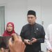 Ketua BAZNAS Provinsi Jambi Muhammad Amin memberikan keterangan kepada awak media di Rumah Dinas Wakil Gubernur Jambi, Jumat (6/3/2026). (Dok. Stepanus)