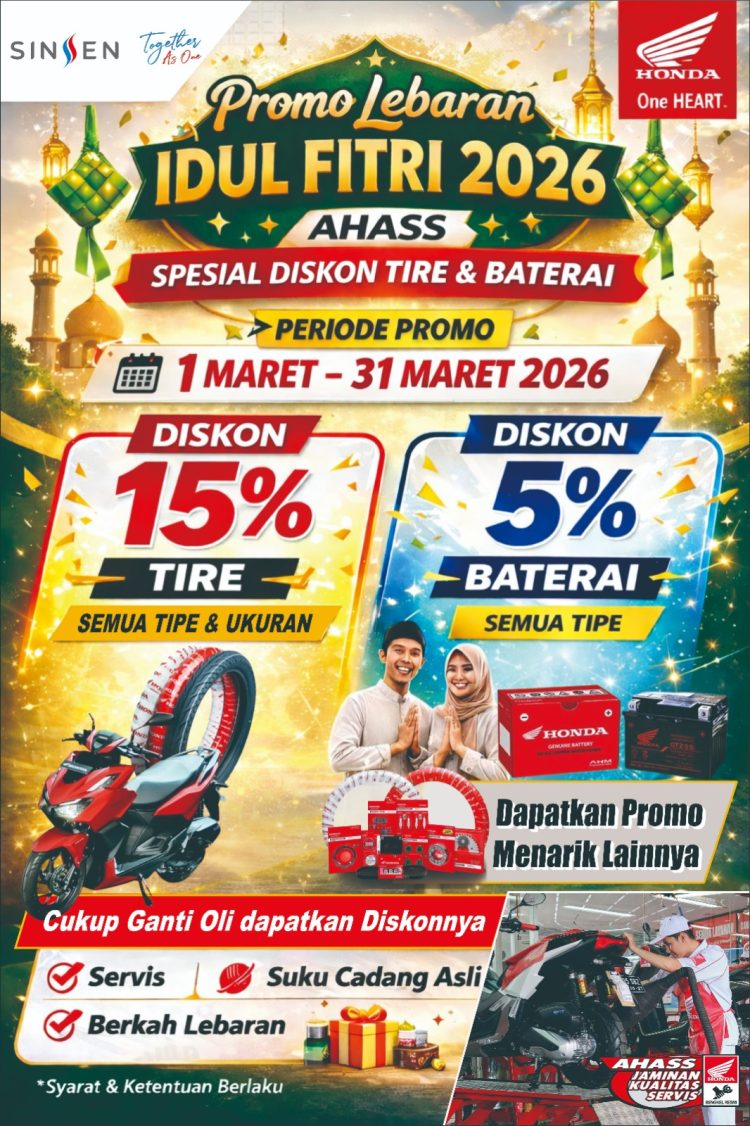 Poster promo Lebaran Idul Fitri 2026 PT Sinar Sentosa Primatama (Dok.Sinsen)