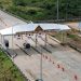 Gerbang Tol Musi Landas pada ruas Jalan Tol Trans Sumatera yang dikelola PT Hutama Karya (Persero). (Dok. Humas HK)