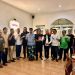Pengurus dan anggota PWI Kota Jambi berfoto bersama usai kegiatan buka puasa bersama di Senyala Cafe, Kota Jambi, Minggu (7/3/2026). (Dok. Daus)
