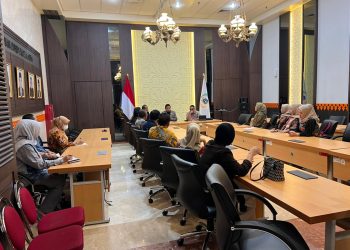 Rombongan Badan Musyawarah (Banmus) dan Badan Anggaran (Banggar) DPRD Provinsi Jambi melakukan pertemuan dengan jajaran Inspektorat Provinsi DKI Jakarta di Jakarta, Kamis (12/3/2026). (Dok. Humas)