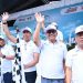 Pimpinan IFG bersama perwakilan BUMN melepas peserta program Mudik Nyaman Bersama IFG Group 2026 di Stadion Akuatik Gelora Bung Karno, Jakarta, Rabu (18/3/2026). (Dok. Humas JR Jambi)