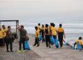 Polres Mukomuko bersama Forkopimda menggelar aksi GEMPAR GEMPITA ASRI dengan membersihkan pantai dan menata kota secara serentak, Selasa (31/03/2026). (Foto:Dd)