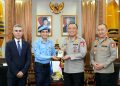 Wakapolri Dedi Prasetyo saat menerima delegasi United Nations Police Division di Mabes Polri, Senin (20/4/2026). (Foto:yola)