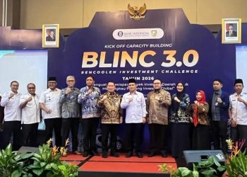 Sekda Bengkulu bersama Bank Indonesia membuka BLINC 3.0 sebagai upaya mendorong investasi daerah. (foto: yola)