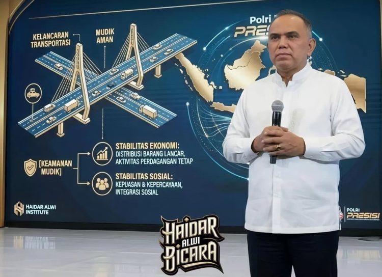 Presiden Haidar Alwi Care dan Haidar Alwi Institute, Haidar Alwi, dalam pernyataannya, Selasa (7/4/2026). (Foto:Yola)
