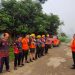 Tim SAR gabungan melakukan apel dan persiapan sebelum melaksanakan pencarian terhadap seorang anak berusia 12 tahun yang dilaporkan tenggelam di Sungai Batang Hari, Desa Bungo Tanjung, Kecamatan Tebo Ulu, Kabupaten Tebo, Jambi, Sabtu (18/4/2026). (Dok. Humas)