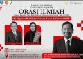 Banner Prof. Dr. Mahfud MD dijadwalkan menyampaikan orasi ilmiah di Universitas Jambi dalam rangka Dies Natalis ke-63, Rabu (22/4/2026), dengan tema “Konfigurasi Politik dan Hukum Pasca Reformasi 1998”. (Dok. UNJA)