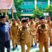 Gubernur Jambi Al Haris didampingi Wali Kota Jambi Maulana dan Wakil Wali Kota Diza meninjau pelaksanaan Tes Kompetensi Akademik (TKA) tingkat SMP di SMP Negeri 7 Kota Jambi, Senin (6/4/2026), (Dok. Stepanus)